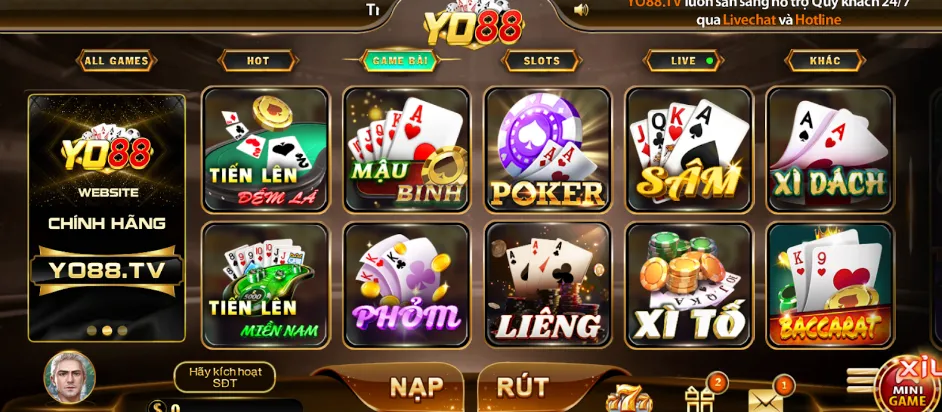 Giới thiệu sơ lược về game Mậu Binh Yo88