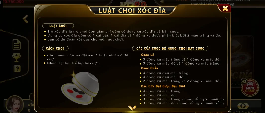 Tìm hiểu luật cược Xóc Đĩa nhiều hơn tại Yo88