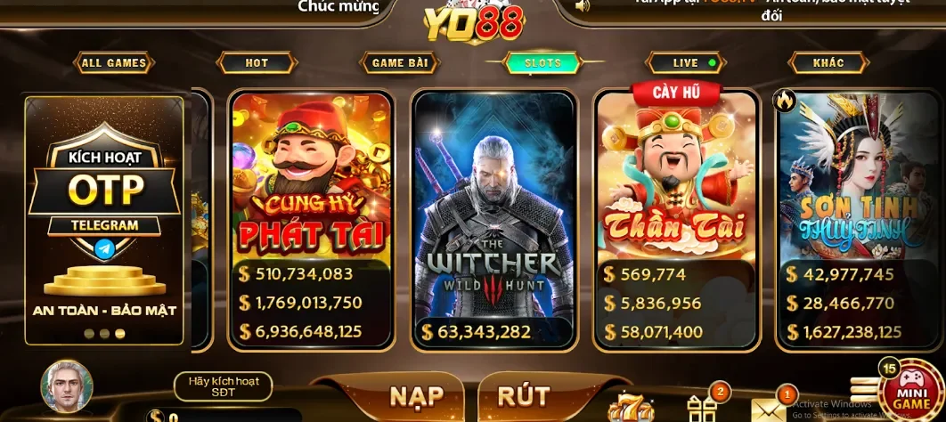 Khái quát về game Nổ hũ cực hot - Witcher Yo88