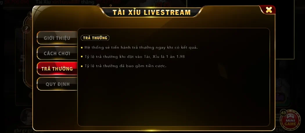 Nhận ngay thưởng khủng tại Tài Xỉu Livestream Yo88